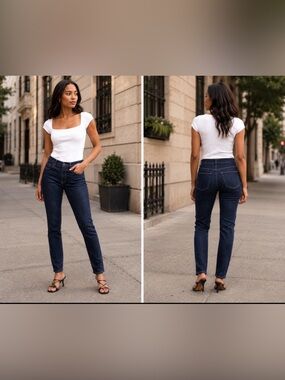imogene + willie Dark Blue Women's Slim Jeans Size 28, $235